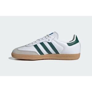 Adidas Originals Samba OG White Collegiate Green  IE3437 Mens Shoes Sneakers 5.5